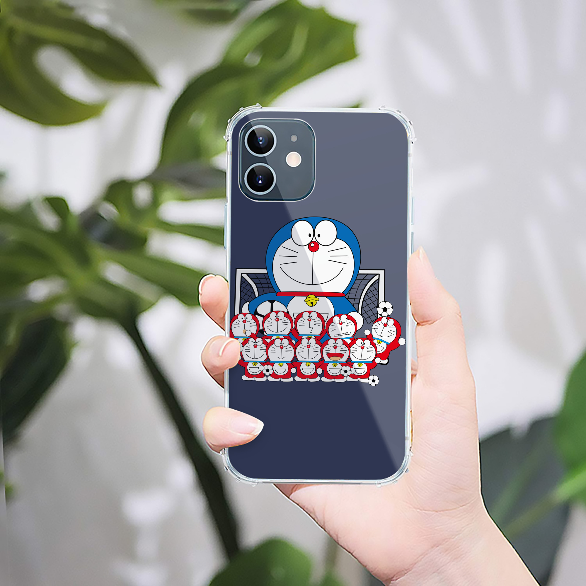 （画像用） ドラえもん Doraemon 【iPhone 12シリーズ対応】透明スマホケース（クリアソフトケース）